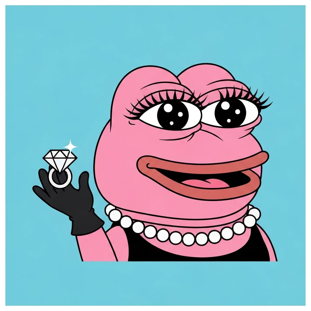 Madame admiring a huge diamond ring