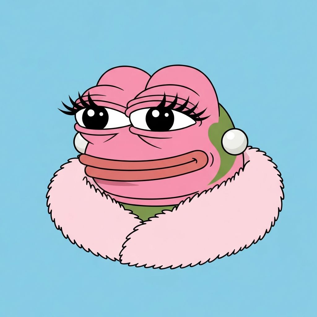 Madame wrapped in a fluffy faux fur stole